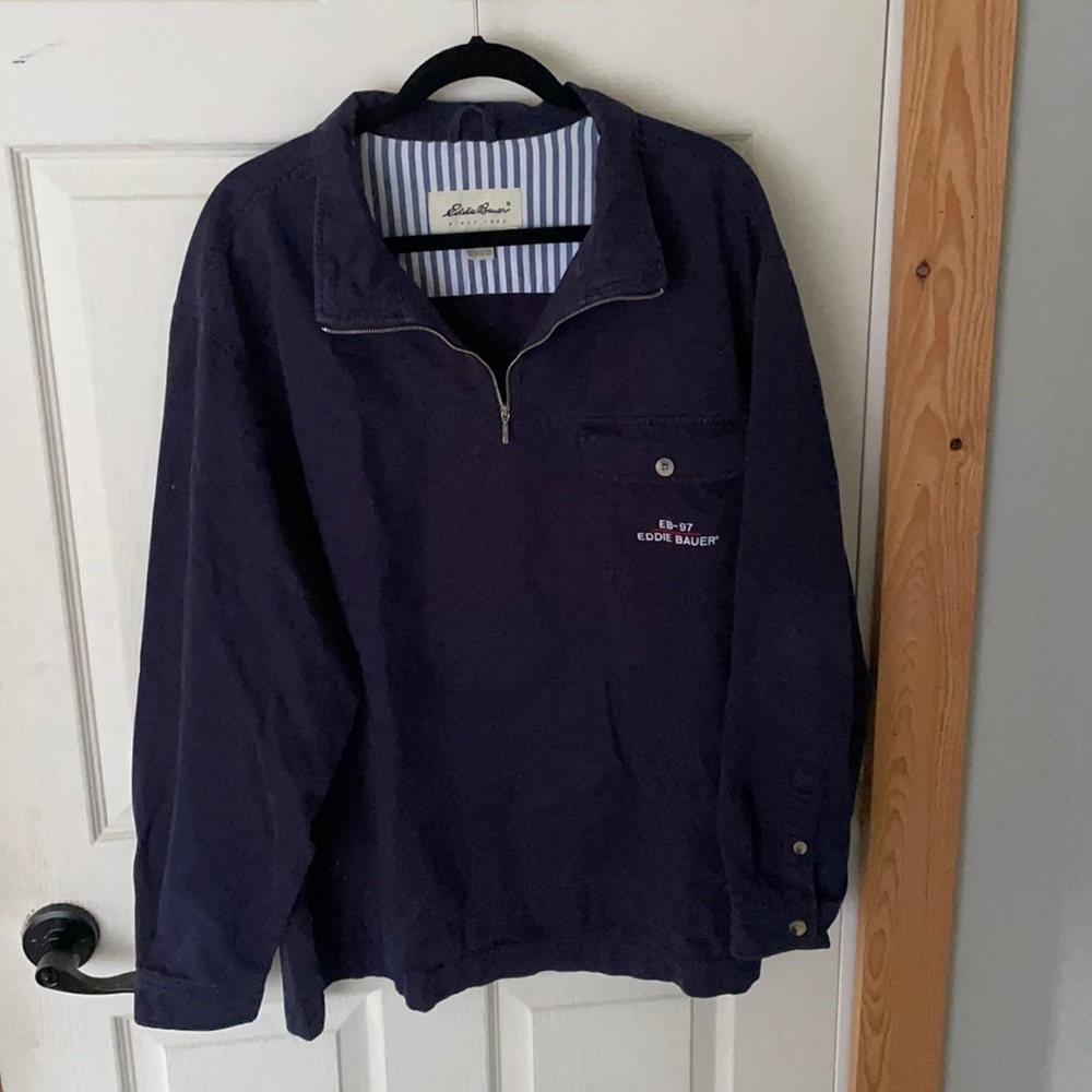 Vintage men’s large Eddie Bauer quarter zip